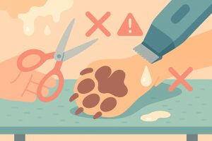 What to Avoid When Grooming Around a Dog’s Paws