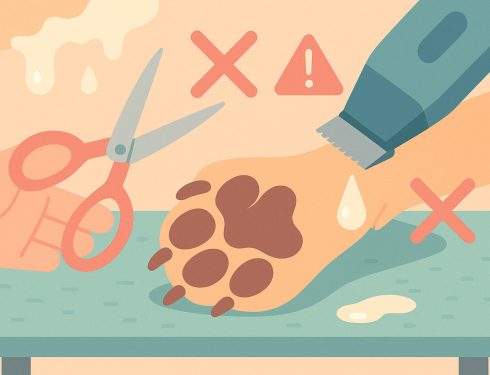 What to Avoid When Grooming Around a Dog’s Paws