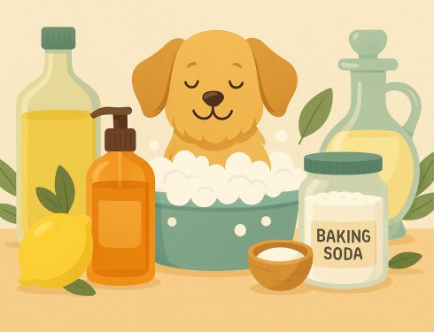 Homemade Dog Shampoo and Coat Rinse Recipes
